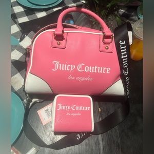 BNWT pink Juicy Couture Fashionista bag and wallet set SOLD